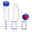 2ml Autosampler Vial, HPLC/ Vials 9-425 Lab Clear Sample Vial Screw Cap Writing Patch 100PCS 2