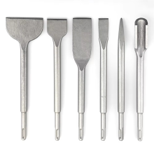 250mm Chisel Set SDS Plus Shank Electric Hammer Drill Bit Point Groove Flat Masonry Tools for Concrete Brick Wall