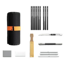 Set di penne per schizzi, matite da disegno, pennelli per studenti, scatola per tende HB, stile 44