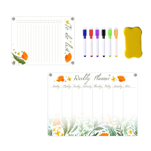 Magnetisch acryl weekplanner kalender memobord voor koelkast - uitwisbaar schrijfstijl 1 TYU055
