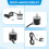 Rotary Incremental Encoder 38S6G5-B-G24N AB 2-Phase Connection 50P/R 5-24V Solid Shaft DC Open Collector NPN Output 10