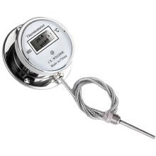 Thermometer van roestvrij staal met digitaal display, waterdichte sonde voor koken, industrieel