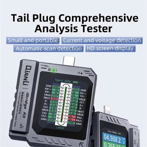 Ondersteuning voor IBridge A3-telefoonstaartplugdetector en Type-C-interfaceapparaten voor XM 2