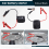 Adattatore per auto con 2 porte USB e luce LED per avviamento con batteria da 18 V 9
