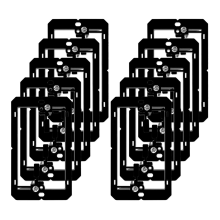 Niederspannungsbox, Einzel-Wandplatte, 10er-Pack, Unterputzmontagehalterung für Netzwerk, Koaxial, Lautsprecher