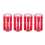 10pcs Parallel Battery Adapter Holders Reusable Rustproof Convenient AAA to C Size Converter 4