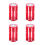 10pcs Parallel Battery Adapter Holders Reusable Rustproof Convenient AAA to C Size Converter 3