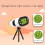 Handheld microscopen 1000X kindermicroscoop oplaadbare mini digitale pocket slides kit cadeau 3