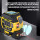 Digitale lasermeter 40m 131ft Autolock meetlint Boven LCD-scherm meet 8