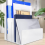 Desktop File Organizer, 4 Partition Desk Storage and Accessories Folder Sorter for Mail Stationery Electronics 6