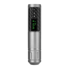 Penna per tatuaggi senza fili, batteria ad alta capacità, motore a trasmissione diretta, alimentazione portatile, display digitale a LED.