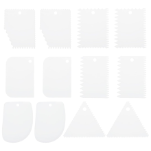 12 stuks plastic klei, 2 sets pottenbakkersgereedschappen zachte snij- en schraperset kleibeeldhouwen voor beginners modelleren A