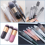 200Pcs Makeup Brush Pen Guard Protector White Net Reusable Thread Spool Savers Expandable Mesh Cover 7