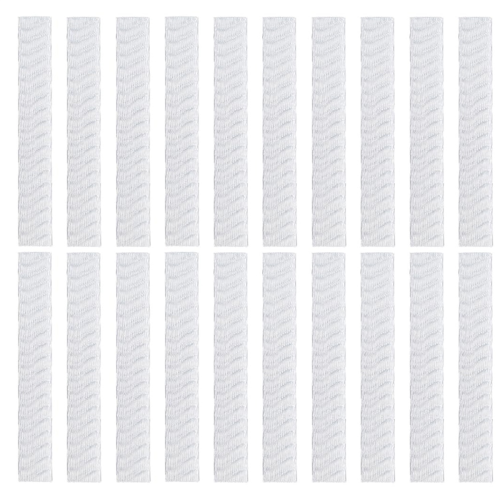 200Pcs Makeup Brush Pen Guard Protector White Net Reusable Thread Spool Savers Expandable Mesh Cover 1