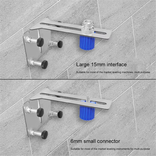 Level Wall Bracket Adjustable Portable Mounted Holder Thickened Stainless Steel Mount 2