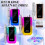 Ponceuse à ongles électrique rechargeable 45 000 tr/min, faible bruit, manucure, bleu 4