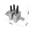 DIY Craft Multi-Purpose Jig Adjustable Vise for Model Building and Bench Hobby Tools 8