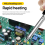 200W Elbow Electric Soldering Iron Multi-Function Household Pen Welding Tool Set EU Plug 7