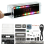 DC 5V Colorful LED Sound Control Spectrum Rhythm Light Module Digital Clock Electronic DIY Welding Practice Kit 4