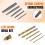 10-Piece Screw Extractor Set, for Removing Stripped Screws and Broken Bolts Drill Bit Set 5
