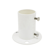 1,5 zoll Edelstahl Flansch Sitz Gardinenstange Runde Rohr Halterung Home Hardware Handtuch