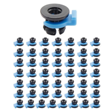 50 stuks clipbuis ingebedde klem Bowden-koppeling voor 3D-printer metalen koellichaam hotend buis 4MM spantang extruder connector