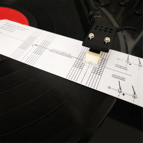 Vinyl Stylus Alignment Protractor Angle Calibration Gauge Tool Phonograph Adjustment Detection Ruler 2