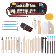 43PCS Keramik Werkzeuge Ton Sculpting Polymer Kit Keramik für DIY Handwerk