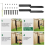 Fence Repair Kit 2X Thickened Metal Support Stakes Solid Ground Spike Quick Fix Post Stabilizer for Tilted 3