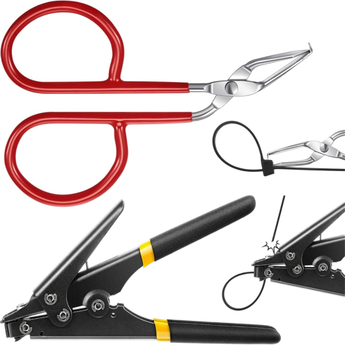 Cable Tie Tool Zip 1 Opener and Storage Box Steel Cutter Reusable