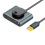 Scheda audio esterna USB con porta per microfono e cuffie da 3,5 mm, convertitore audio senza driver per desktop e notebook, nero 1