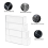 Washi Tape Organizer, 4 Drawers Stackable Plastic Box Organizer Storage, Clear Storage 5