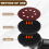 5 Inch 8 Holes Soft Density Interface Pads Hook and Loop Cushion Buffer Round Backing Pad Foam Sanding 4Pack 4