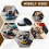5 Inch 8 Holes Soft Density Interface Pads Hook and Loop Cushion Buffer Round Backing Pad Foam Sanding 4Pack 5