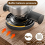 5 Inch 8 Holes Soft Density Interface Pads Hook and Loop Cushion Buffer Round Backing Pad Foam Sanding 4Pack 6