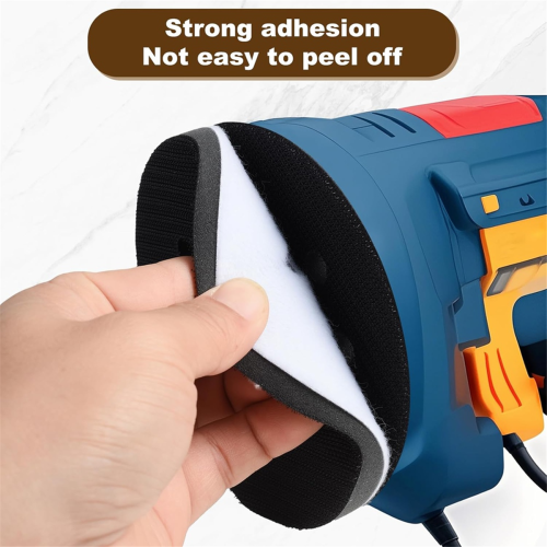 5 Inch 8 Holes Soft Density Interface Pads Hook and Loop Cushion Buffer Round Backing Pad Foam Sanding 4Pack 2