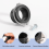 2pcs 75499 Flex Coupler Garbage Disposal for ,Flex Discharge Anti-Vibration Tailpipe Mount Coupling 5
