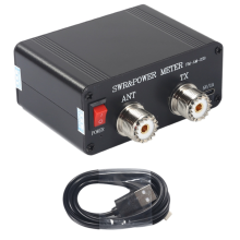 120W Digital Power Standing Wave Meter SWR Wiederaufladbare Farbe HD Display Bildschirm FM-AM