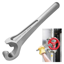 1-3/4 inch enkelzijdige ventielwielsleutel aluminium handwielen 17-5/8 inch openend en sluitend gereedschapsbescherming