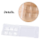 30pcs Wax Melt Container Clamshell Packaging Mold Box for Plastic Clear Empty Candle Tart 3