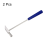 2pcs Double Face Small Metal Hammer 8 Inch Round Triangle Dual-Head Multifunctional Mallet 4