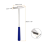 2pcs Double Face Small Metal Hammer 8 Inch Round Triangle Dual-Head Multifunctional Mallet 3