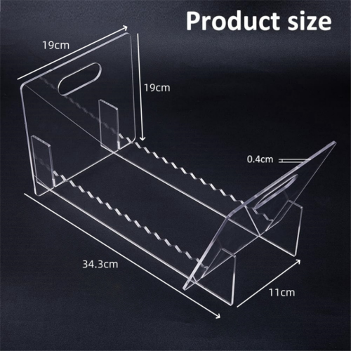 Support de rangement pour disques vinyles de 12 pouces et 10 LP, présentoir en acrylique 2