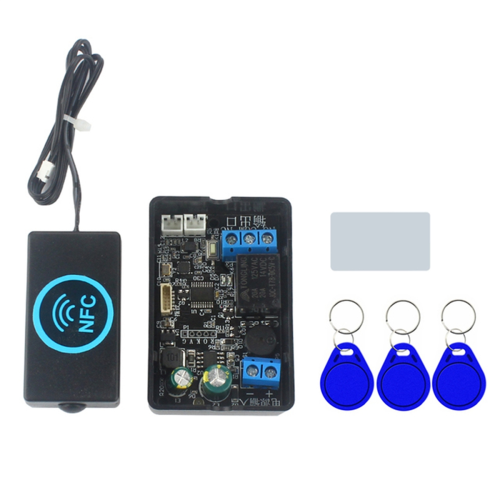 Fingerprint Access Controller NFC Electric Lock Control Relay Module IC Card Induction Switch and 1