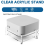 Pour les accessoires de support, le bureau en acrylique transparent convient au support de refroidissement Mini / Pro 9