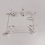 Pour les accessoires de support, le bureau en acrylique transparent convient au support de refroidissement Mini / Pro 7
