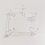 Pour les accessoires de support, le bureau en acrylique transparent convient au support de refroidissement Mini / Pro 8