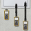 5pcs Magnetic Hanging Strap, Black Loop Strap with Magnet Hanger Multimeter 6