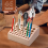 46 Holes Leather Craft Tool Holder, Working Holder,for and Punch Tools Organizer Storage 6