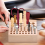 46 Holes Leather Craft Tool Holder, Working Holder,for and Punch Tools Organizer Storage 3